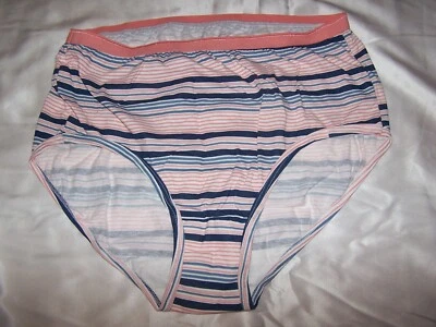 Bragas bragas de algodón a rayas multicolor Fruit Of The Loom talla 8 Foto 1 de 3