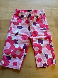 Mini Boden Pants pink and white flowers. Size 12-18m - Picture 1 of 3