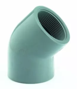ABS THREADED 45° ELBOW - SIZES AVAILALE FROM 1/2" TO 4" - Picture 1 of 1