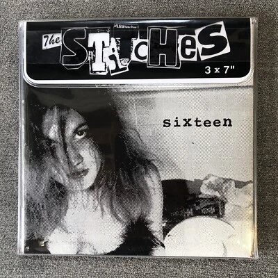 the Stitches 3 x 7" Vinyl Dog Records 2013 MINT  ramones buzzcocks black flag - Image 1 of 2