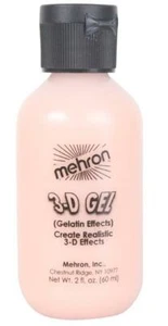 Producto de efectos especiales a base de gelatina a base de gel 3D Mehron 0,5 oz y botella de 2 oz - Imagen 1 de 10