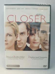 Closer (DVD, 2005, Superbit) Brand New, Sealed- Natalie Portman, Julia Roberts - Picture 1 of 12