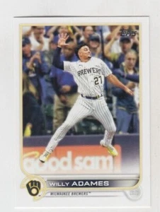 (10) Willy Adames 2022 TOPPS SERIES 2 CARD LOT #378 MILWAUKEE BREWERS - Picture 1 of 1