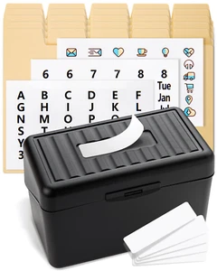 Karteikartenhalter 3x5 - Rezept, Visitenkarten, Lernkarten & Karteikarten Organizer - Bild 1 von 7