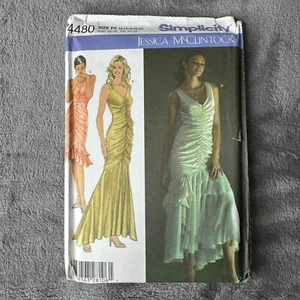 Simplicity 4480 Jessica McClintock Evening Dress Sewing Pattern P5 12-20 Uncut - Picture 1 of 6