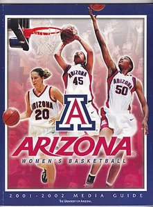 2001-02 ARIZONA WILDCATS NCAA WOMEN'S BASKETBALL MEDIA GUIDE - Picture 1 of 1