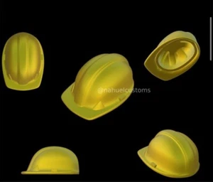 1/25 1/24 Scale 3d Resin Hard Hat - Picture 1 of 1