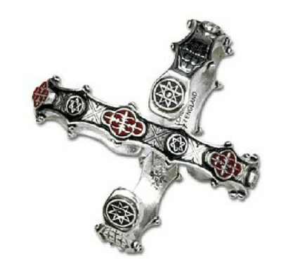 ST MARIE BANGLE bracelet pewter ALCHEMY GOTHIC - Imagen 1 de 2
