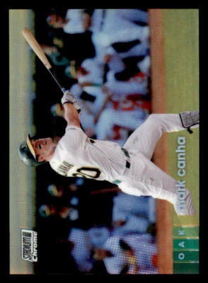 2020 Stadium Club Chrome Refractors #37 Mark Canha (ref 236271) - Image 1 of 2