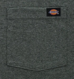 Dickies Men's Jersey T-Shirt 50/50 Heavyweight Short Sleeve Pocket Crew Neck Tee - Picture 1 of 17