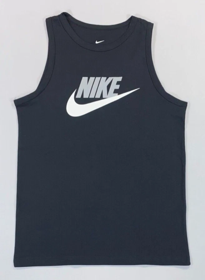 Nike Black Sleeveless Tank Top Kids Large