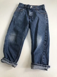 Levis Vintage 569 Loose Fit Youth Size 8 Regular 90s Y2k Nicely Faded - Picture 1 of 10