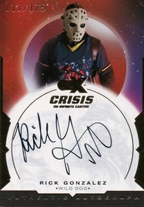 CZX DC Crisis On Infinite Earths, Rick Gonzalez Autograph Card RG-WD #111/175