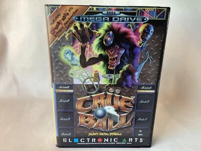 Crue Ball (Sega Megadrive, 1992) original box. Incl manual - Image 1 of 4