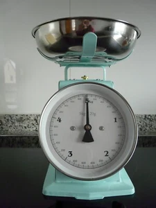 Mechanische GOURMETmaxx Küchenwaage im Retro-Design | Edelstahl-Waagschale - Bild 1 von 7