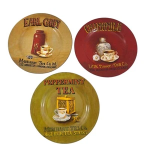 Sakura Teetassen Design 8 1/4" Steinzeug Salat Mittagessen Teller - 3er Set - Bild 1 von 20