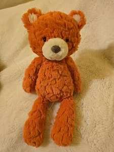 Mary Meyer Putty Bear Plush Coral Pink Soft Wave Texture Lovey Doll 12” - Picture 1 of 5