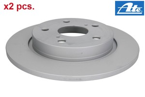 X2 PCS BRAKE DISC SET 240110-03371 ATE I