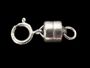 5,5 mm Plata Esterlina 925 CIERRE MAGNÉTICO FUERTE Extensor de Cadena 5 mm Anillo de Resorte - Imagen 1 de 3