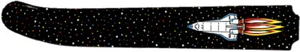 Williams Bride of Pinbot BOP Pinball Machine Main Ramp Decal - Picture 1 of 2