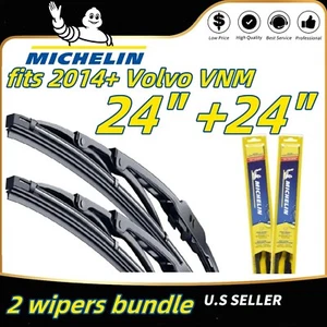 Wipers 2-Pack Premium Wiper Blades fits 2014+ Volvo VNM - 19240x2 - Picture 1 of 11