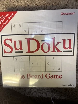 Pressman Sudoku The Board Game 1 to 4 Players The Original Version New Sealed  - Image 1 of 2