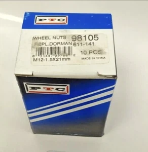 Wheel Lug Nut-FWD PTC 98105 (10 pcs) - Picture 1 of 3