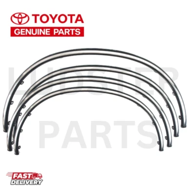 95-00 TOYOTA TACOMA FRONT AND REAR FENDER FLARE MOULDING TRIMS SET OEM NEW - Image 1 of 2