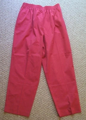 Pantalones de cintura elástica vintage Alfred Dunner para mujer talla 20W color arcilla hechos en EE. UU. Foto 1 de 4