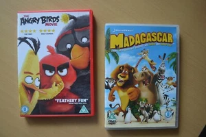 The Angry Birds Movie DVD + Madagascar DVD - Picture 1 of 4