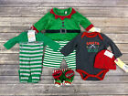Carters Cherokee Mixed Lot Baby Boy Christmas Outfit Size NB Newborn New