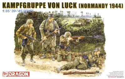 DRAGON 1/35 6155 WWII German Von Luck Combat Team Normandie 1944 Model Kit - Image 1 of 4