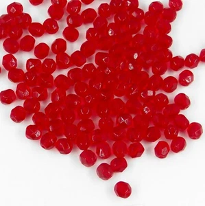 F6 LS *** 30 perles à facettes verre de Bohême 6MM LIGHT SIAM - Bild 1 von 1