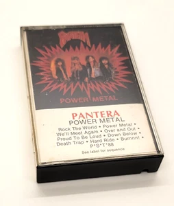 Pantera Power Metal 1988 Metal Magic Records Cassette Tape - Picture 1 of 9