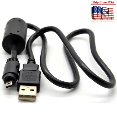 USB Cable Data Cord For Panasonic Lumix DMC-TZ1 DMC-TZ2 DMC-TZ3 DMC-TZ4 DMC-TZ5 - Image 1 of 4