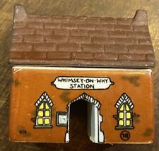 Wade England Village Whimsey on Why Station # 18 Mini House Cottage Village
