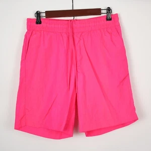 Pantalones cortos de nailon Future Collective pequeños de neón de tiro alto para mujer nuevos con etiquetas - Imagen 1 de 5