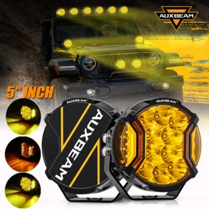 AUXBEAM 5" LED Work Light Amber Side Shooter For 2024 Polaris Sportsman XP 1000 - Picture 1 of 12