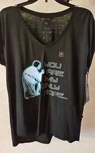 Rock & Republic Bluse für Damen Gr. M. Farbe schwarz zum Binden. Ladenpreis 48,00 $ - Bild 1 von 3