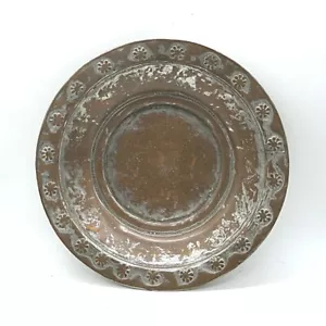 Antique copper bowl fruit bowl pastry bowl bowl approx. 27 x 4 cm beautiful patina - Picture 1 of 4