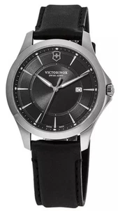 New Victorinox Swiss Army Alliance Quartz Black Dial Men's 241904 Watch - Picture 1 of 6