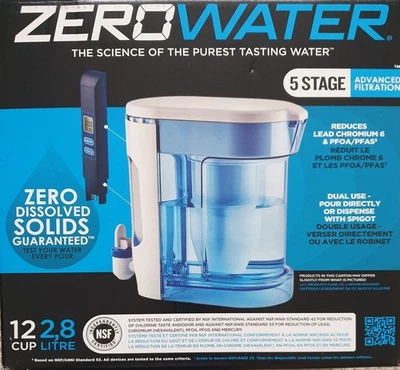ZeroWater 12 Cup Ready Read Water Filter Dispenser  2.8L - Image 1 of 4
