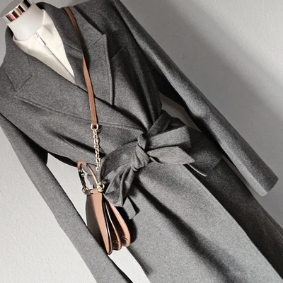 Mango Mantel Wollmantel Paris XL 42 Grau  - Bild 1 von 4