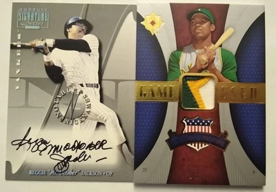 2007 UD ULTIMATE COLLECTION GAME USED JERSEY PATCH RELIC REGGIE JACKSON 14/50 SP - Image 1 of 2