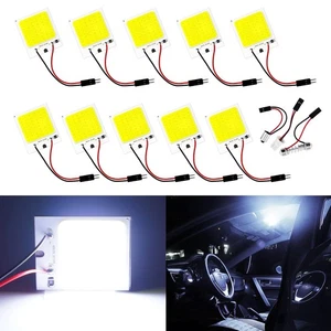 LED Dome Light 12V COB 48-SMD Auto Car Interior LED Panel Light Reading Plate... - Picture 1 of 6