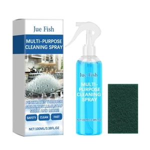 jue-fish Multi Purpose Cleaning Bubble Cleaner Spray Foam Kitchen Grease Dirt - Picture 1 of 6