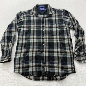 Pendleton Men's Plaid Long Sleeve Wool Shirt Jacket Size L - Picture 1 of 10