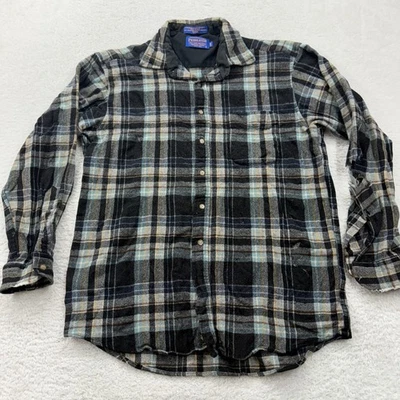 Pendleton Men's Plaid Long Sleeve Wool Shirt Jacket Size L - Image 1 of 4