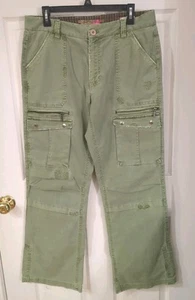 Pantalone pattinatore vintage Caffeine Raver 34x32 tasche cargo verde - Foto 1 di 21