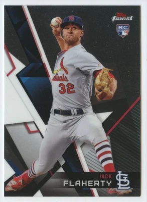 2018 Finest #14 Jack Flaherty RC ROOKIE - Image 1 of 2